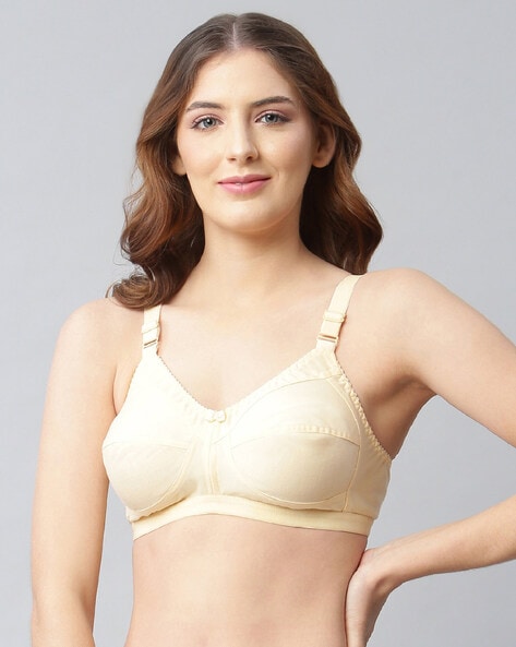 Pure Cotton Bra Full Coverage Non Padded Bra