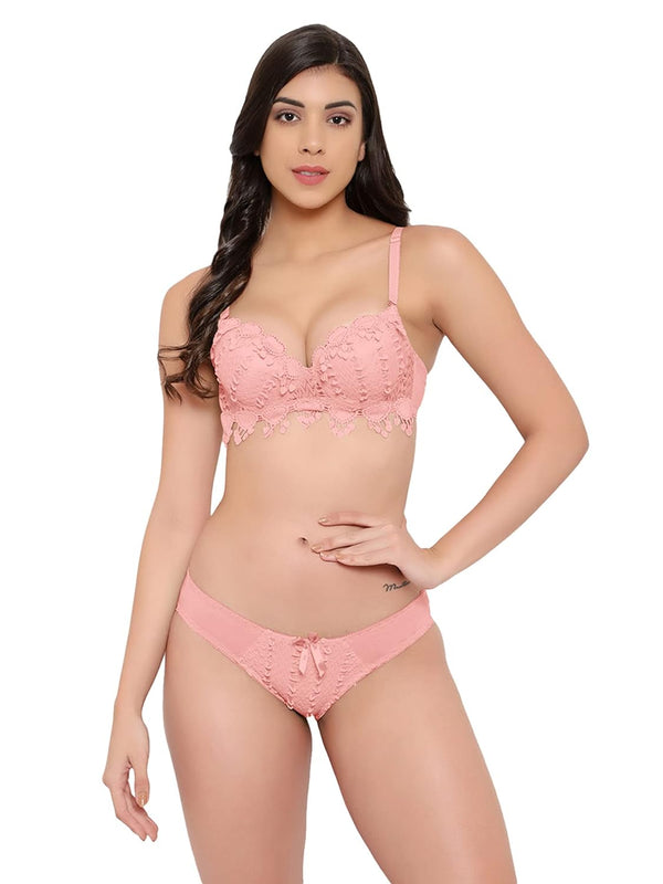 Women Lace Flower Bra Set Padded Lingerie Push Up Underwear Kit This Women Lace Flower Bra Set is a stunning addition to any lingerie collection. The set includes a yellow bra and matching panties, both adorned with delicate lacWomen Lace Flower Bra Set Padded Lingerie Push