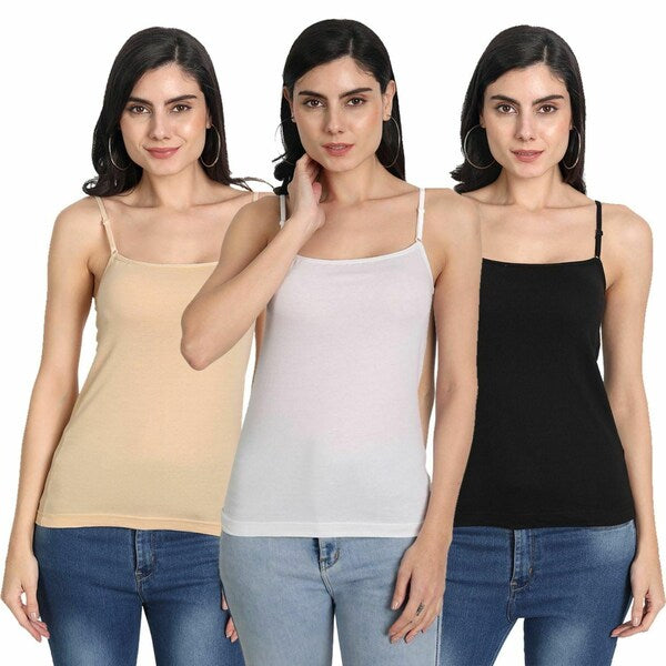 Jetveli Camisole for Women (Multicolour) Pack of 1