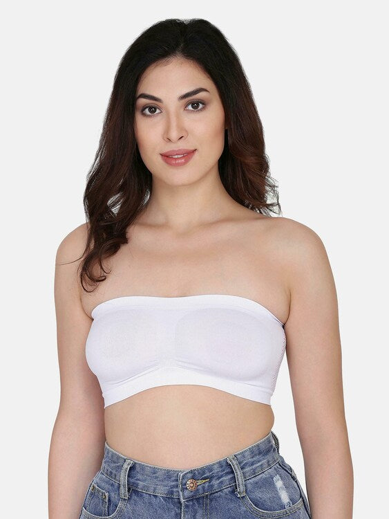 Women Bandeau/Tube Non-Padded Bra: Everyday Use, Gym Bra(Pack of 3)
Jetveli Introducing our versatile Multicolor bandeau top, the ultimate combination of comfort and style.
Designed to provide the perfect fit, this tube bra offers eWomen Bandeau/Tube