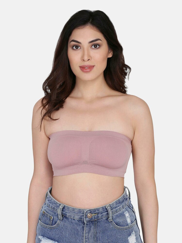 Women Bandeau/Tube Non-Padded Bra: Everyday Use, Gym Bra(Pack of 2) - 
Jetveli Introducing our versatile Multicolor bandeau top, the ultimate combination of comfort and style.
Designed to provide the perfect fit, this tube bra offers eWomen Bandeau/Tube