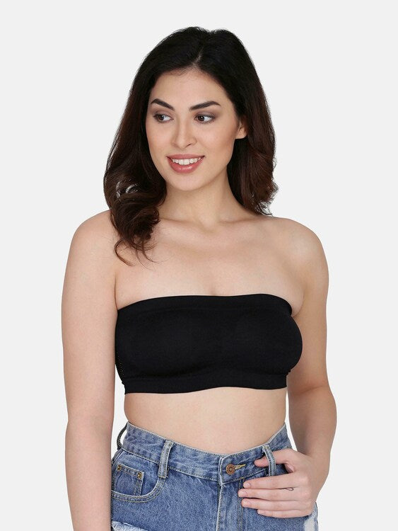 Women Bandeau/Tube Non-Padded Bra: Everyday Use, Gym Bra(Pack of 3)
Jetveli Introducing our versatile Multicolor bandeau top, the ultimate combination of comfort and style.
Designed to provide the perfect fit, this tube bra offers eWomen Bandeau/Tube