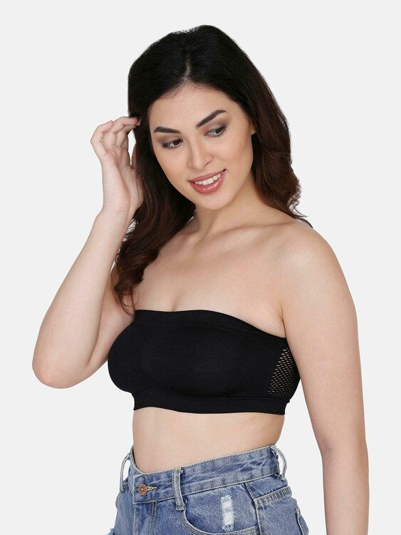 Women Bandeau/Tube Non-Padded Bra: Everyday Use, Gym Bra(Pack of 2) -B
Jetveli Introducing our versatile Multicolor bandeau top, the ultimate combination of comfort and style.
Designed to provide the perfect fit, this tube bra offers eWomen Bandeau/Tube