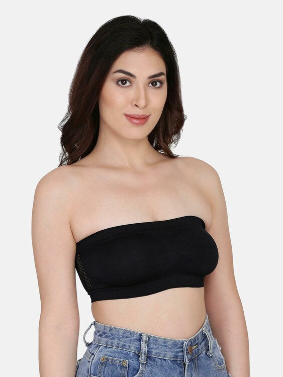 Women Bandeau/Tube Non-Padded Bra: Everyday Use, Gym Bra(Pack of 3)
Jetveli Introducing our versatile Multicolor bandeau top, the ultimate combination of comfort and style.
Designed to provide the perfect fit, this tube bra offers eWomen Bandeau/Tube